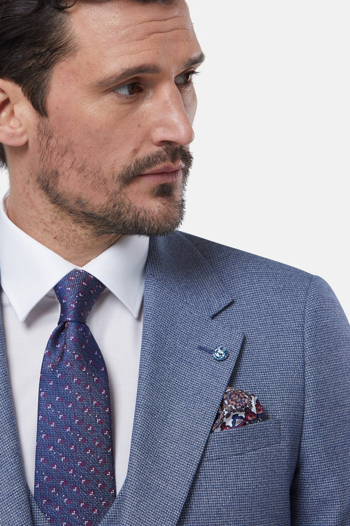 Benetti Prague Blue 3 Piece Suit image 4