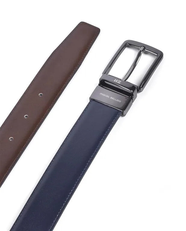 Miguel Bellido Cowhide Leather Reversible Belt