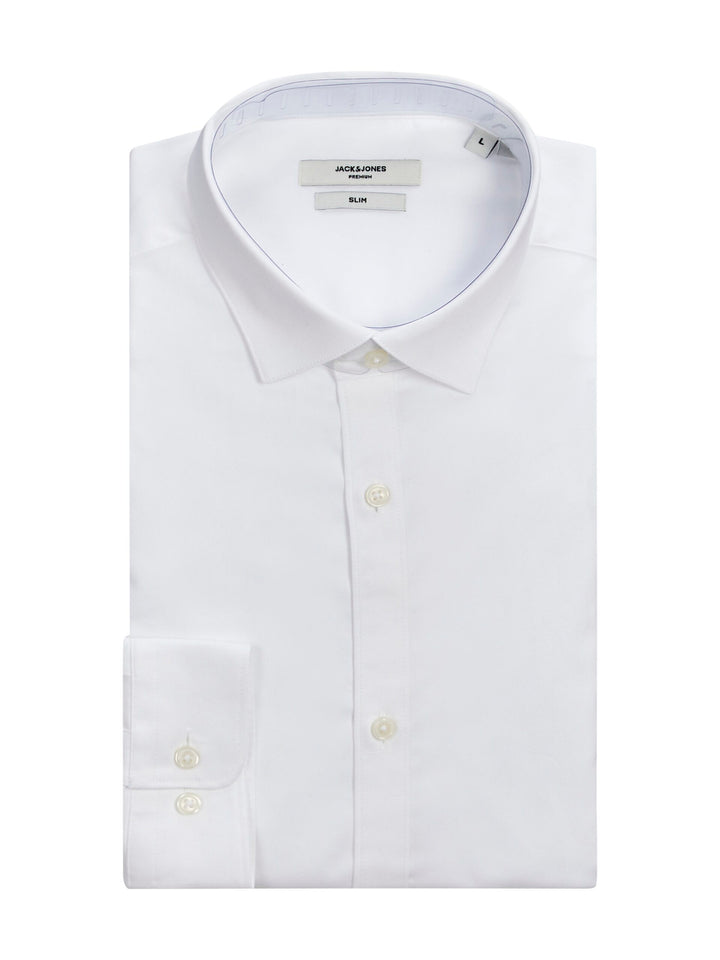 Jack & Jones Slim Long Sleeve Shirt White image 7