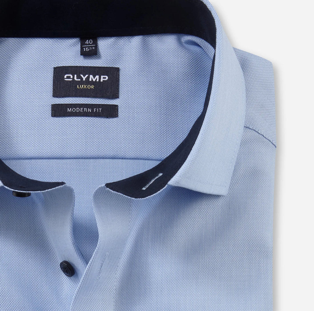 Olymp Luxor Modern Fit Shirt Blue