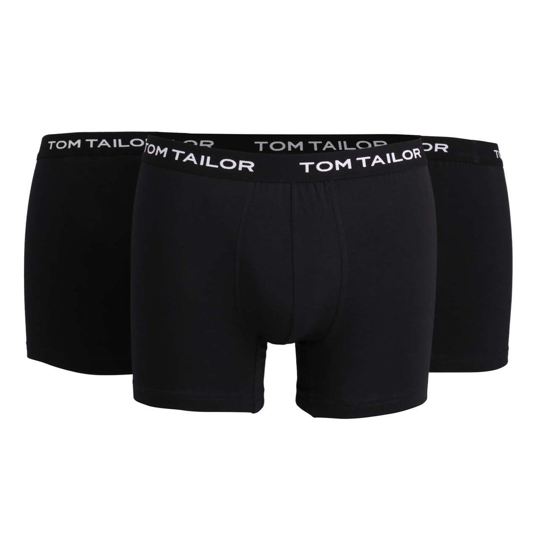 Tom Tailor Men's Boxer Black 3 Pack