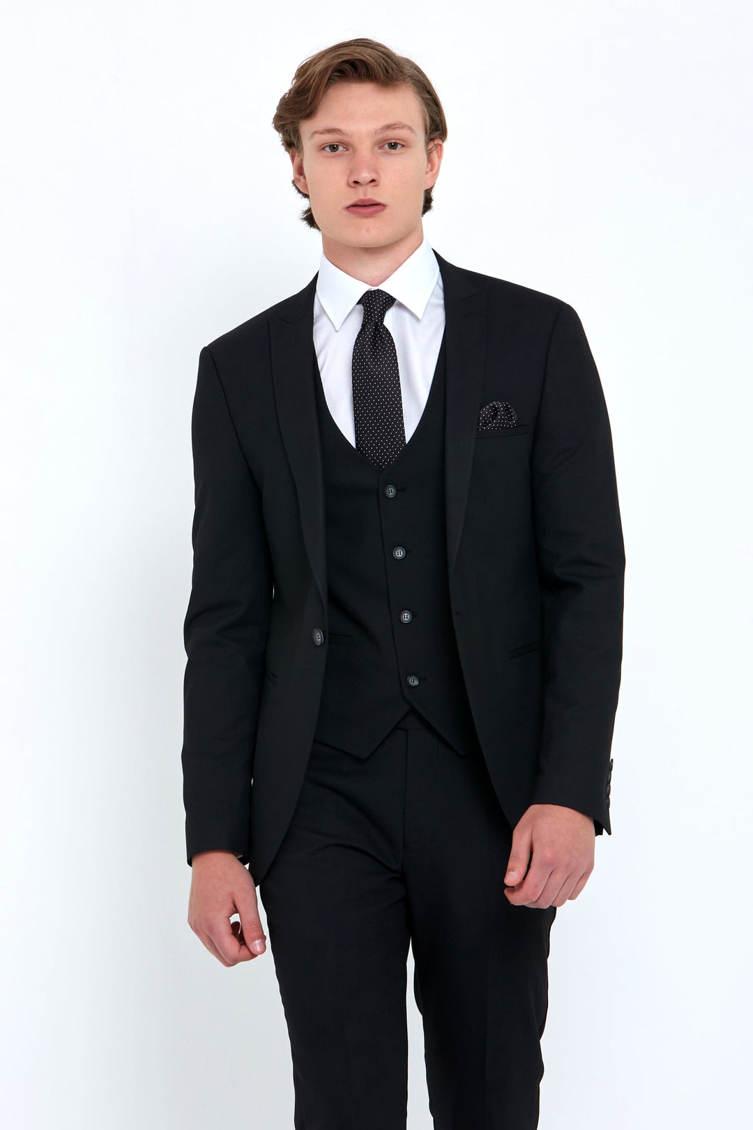Benetti Antoine Black 3 Piece Suit €275 image 0