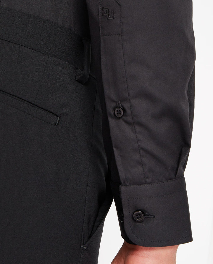 Remus Uomo Rome Ashton Slim Fit Shirt Black image 2