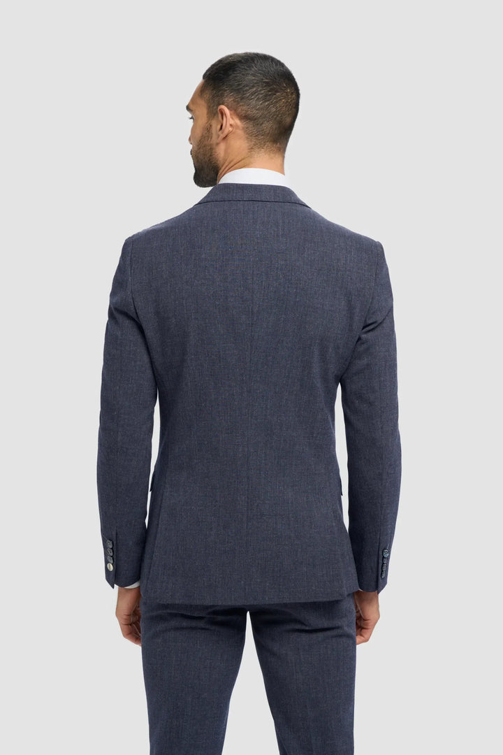 House Of Cavani Tokyo Navy Double Breasted Suit image 1
