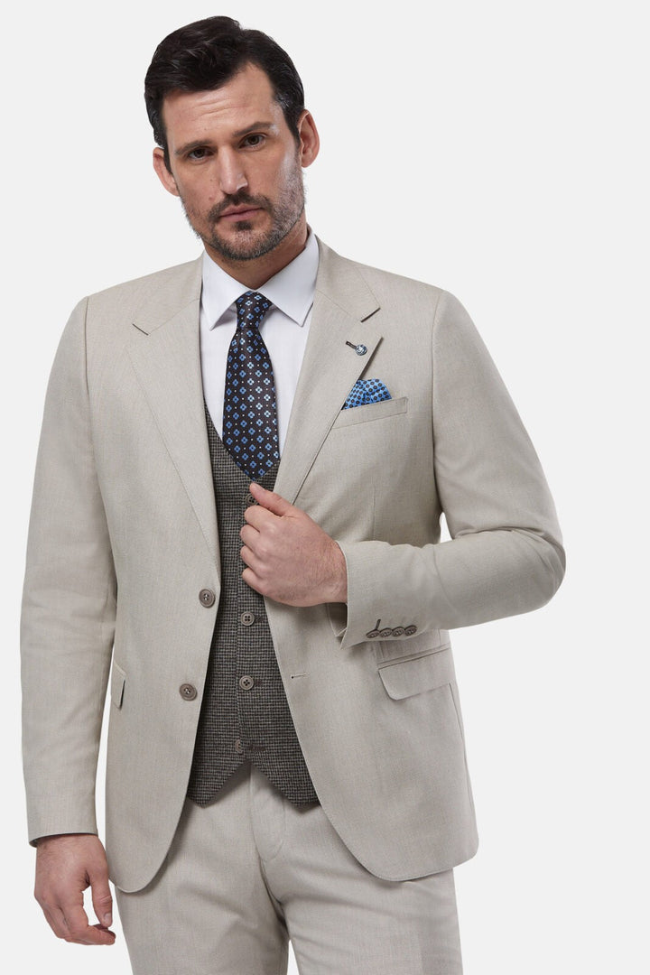 Benetti London Sand 3 Piece Suit (Copy) image 2