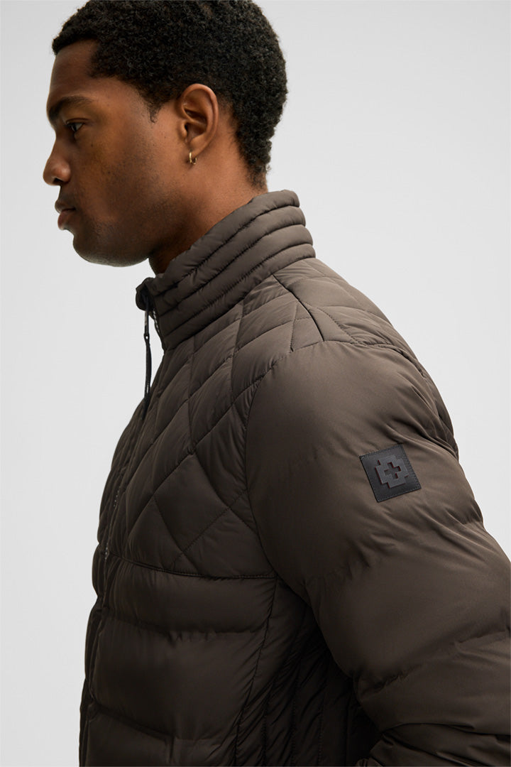 Strellson Clason Fused Quilted Jacket in Olive