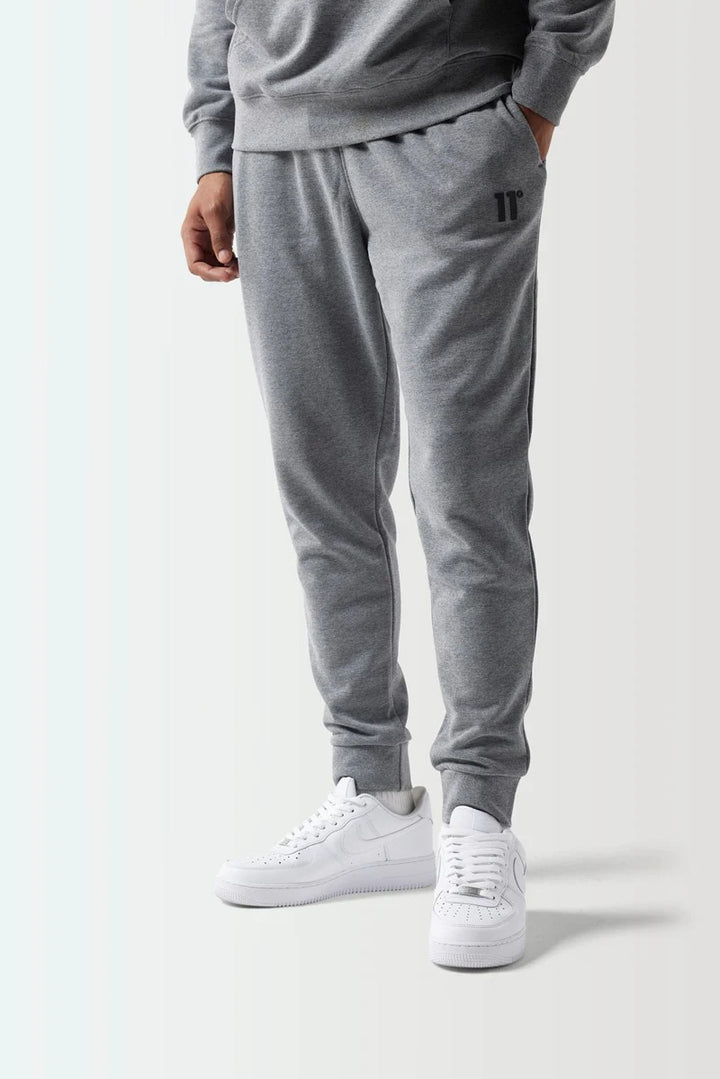 11 Degrees Core Slim Fit Joggers Charcoal Marl