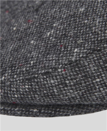 Magee Donegal Tweed Flat Cap in Grey Salt & Pepper