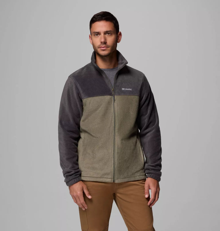 Columbia Men's Steens Mountain Full Zip Fleece Shark Stone Green