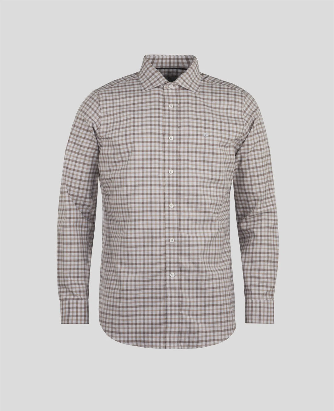Magee Tullagh Shirt Brown Gingham