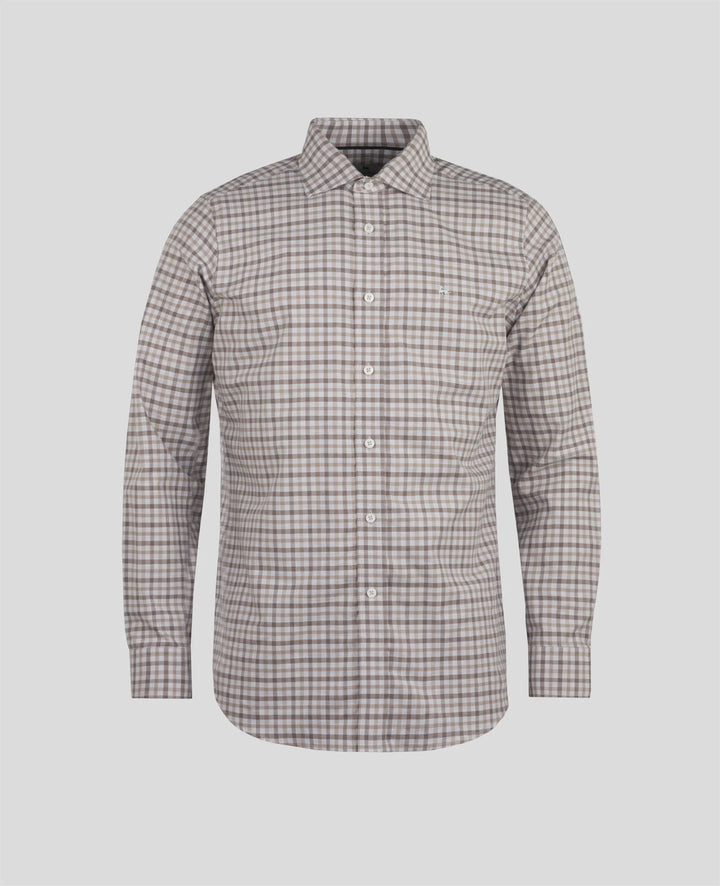 Magee Tullagh Shirt Brown Gingham