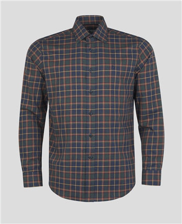 Magee Tullagh Cotton Shirt in Winter Plaid