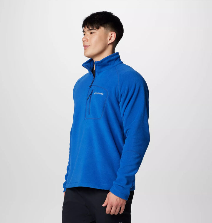 Columbia Fast Trek III Half Zip Fleece Pullover Mountain Blue