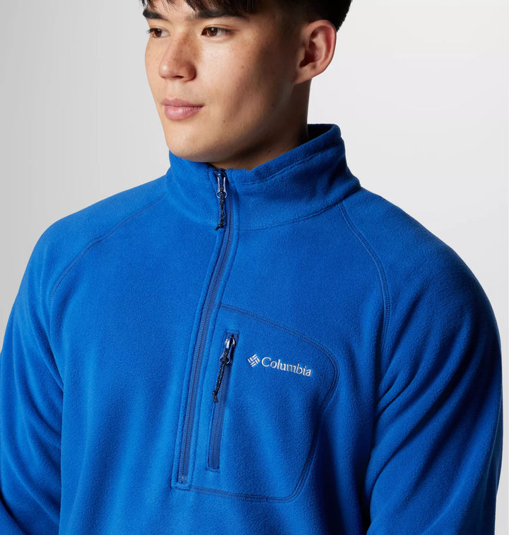 Columbia Fast Trek III Half Zip Fleece Pullover Mountain Blue