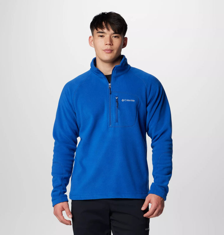 Columbia Fast Trek III Half Zip Fleece Pullover Mountain Blue