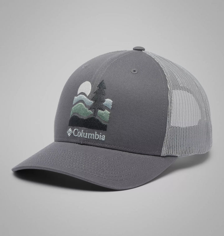 Columbia Mesh Snap Back Hat City Grey Get Hiked