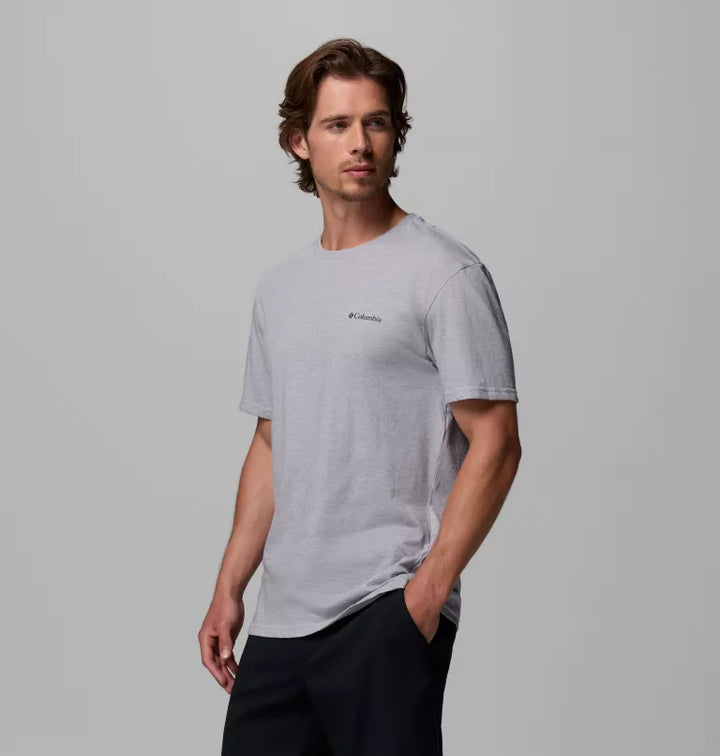 Columbia Basic Logo Tee Columbia Grey Hthr, LC CSC Branded Grx