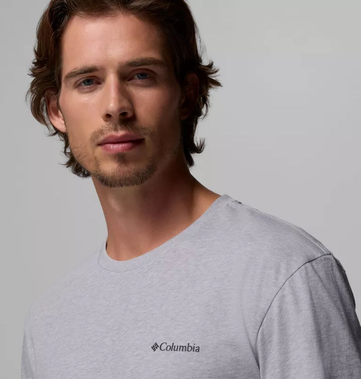 Columbia Basic Logo Tee Columbia Grey Hthr, LC CSC Branded Grx