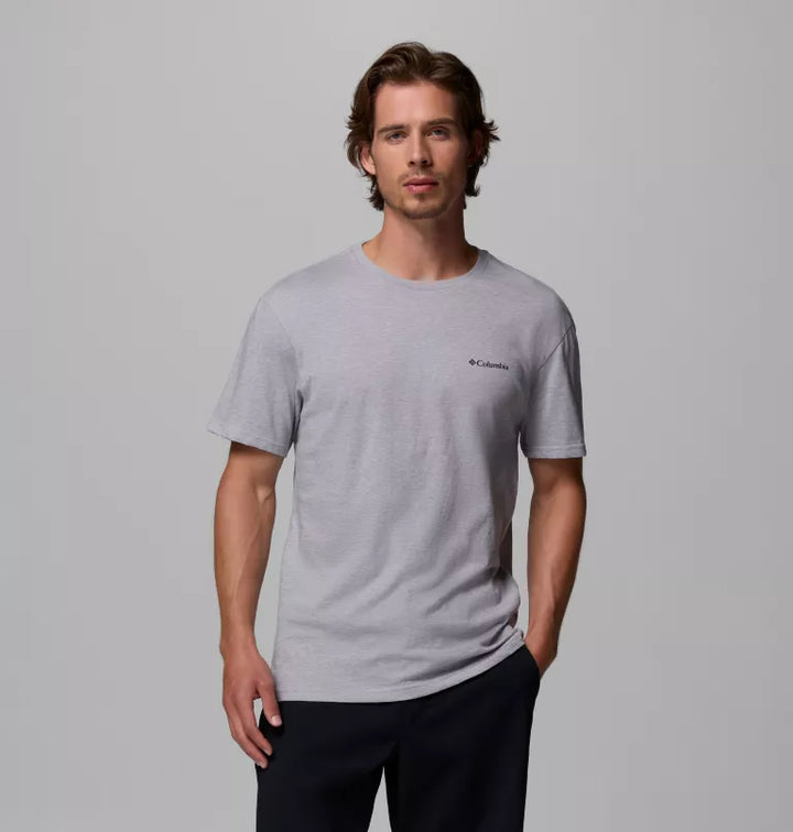 Columbia Basic Logo Tee Columbia Grey Hthr, LC CSC Branded Grx