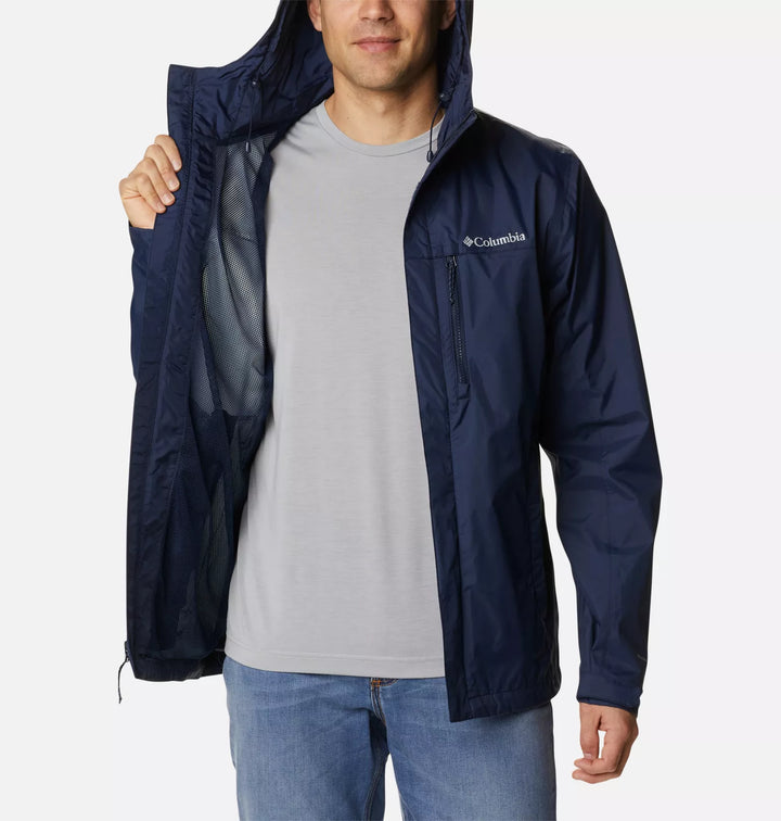 Columbia Men's Pouring Adventure Jacket Navy