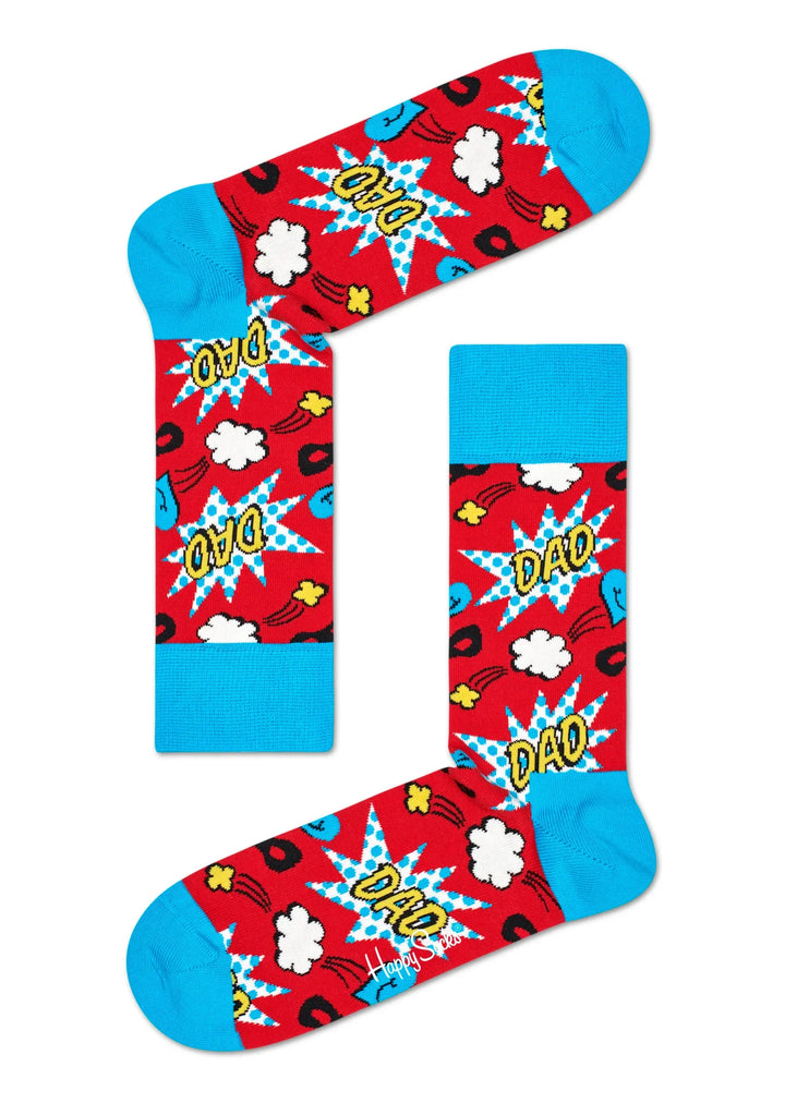 Happy Socks Super Dad 3 Pack Sock Giftbox image 1