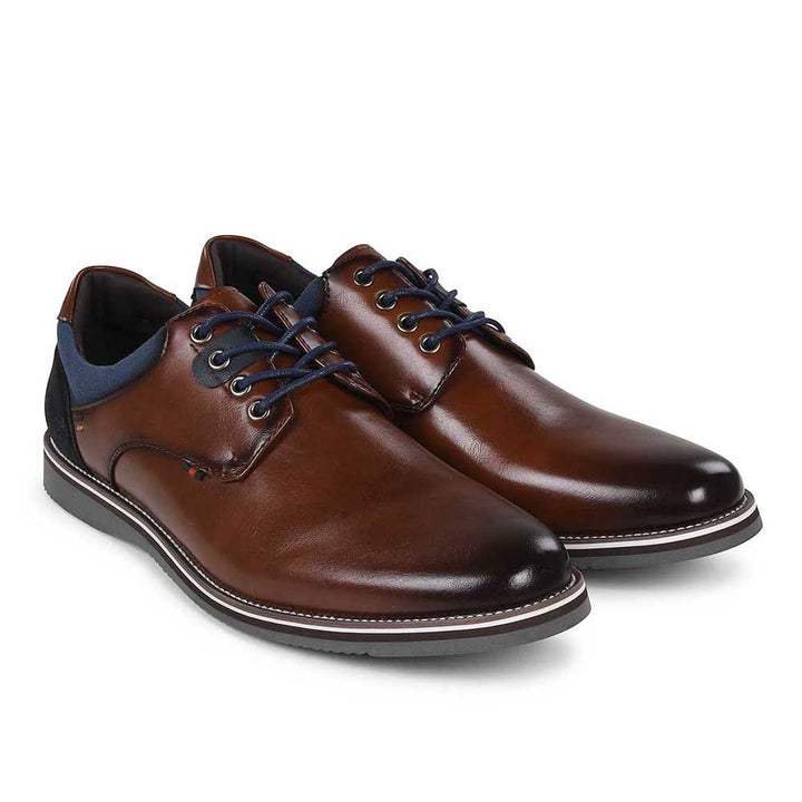 6th Sense Dolphman Casual Shoe In Brown