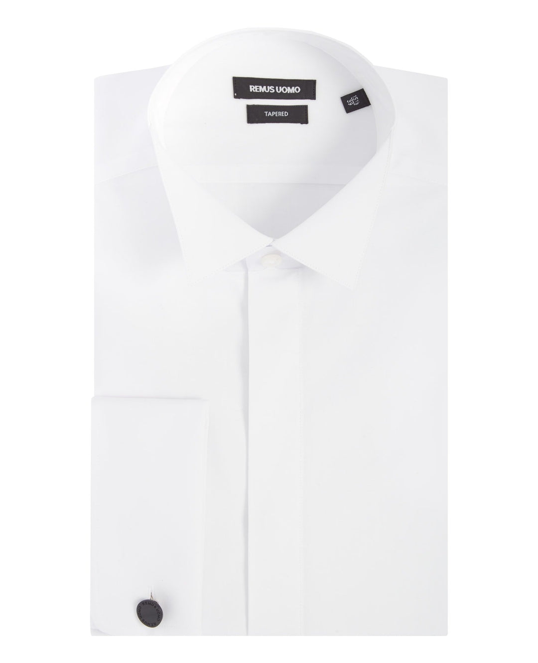 Remus Uomo White Seville Long Sleeve Formal Shirt