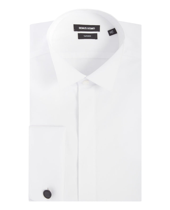 Remus Uomo White Seville Long Sleeve Formal Shirt