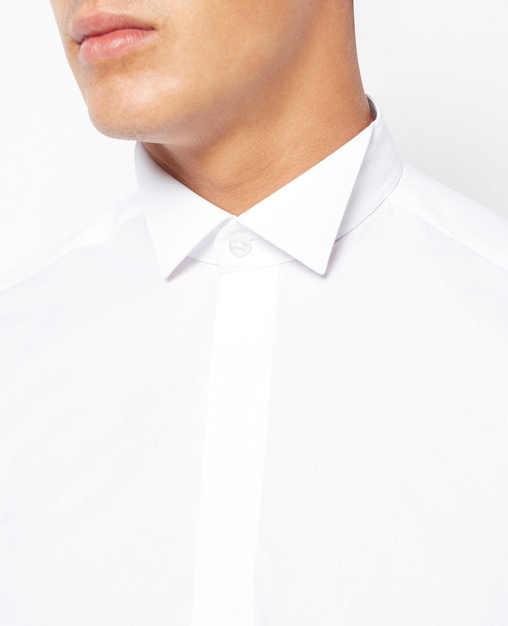 Remus Uomo White Seville Long Sleeve Formal Shirt