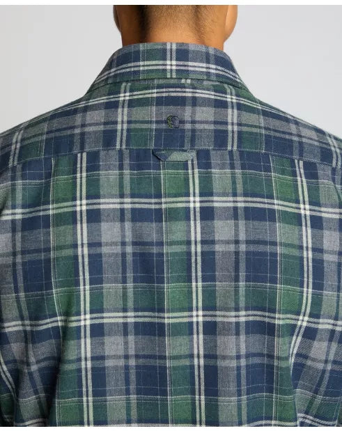 Remus Uomo Navy Tapered Long Sleeve Casual Shirt