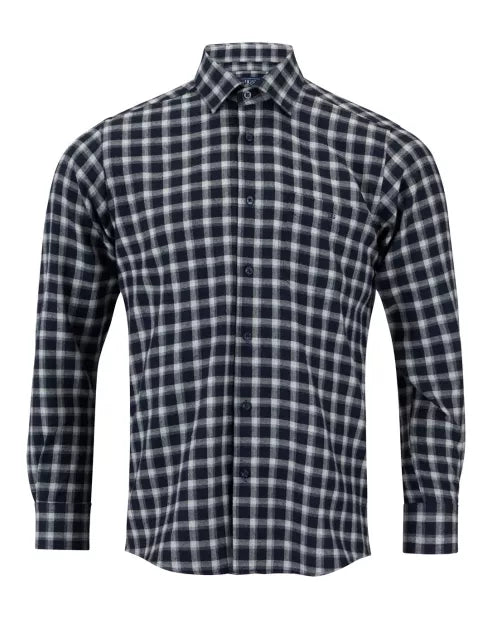 DG's Drifter Navy Regular Long Sleeve Casual Shirt