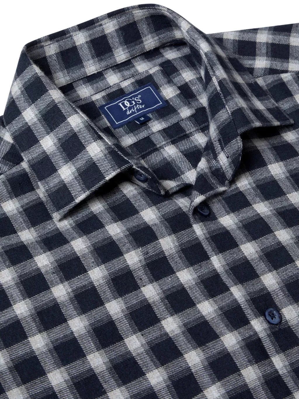 DG's Drifter Navy Regular Long Sleeve Casual Shirt