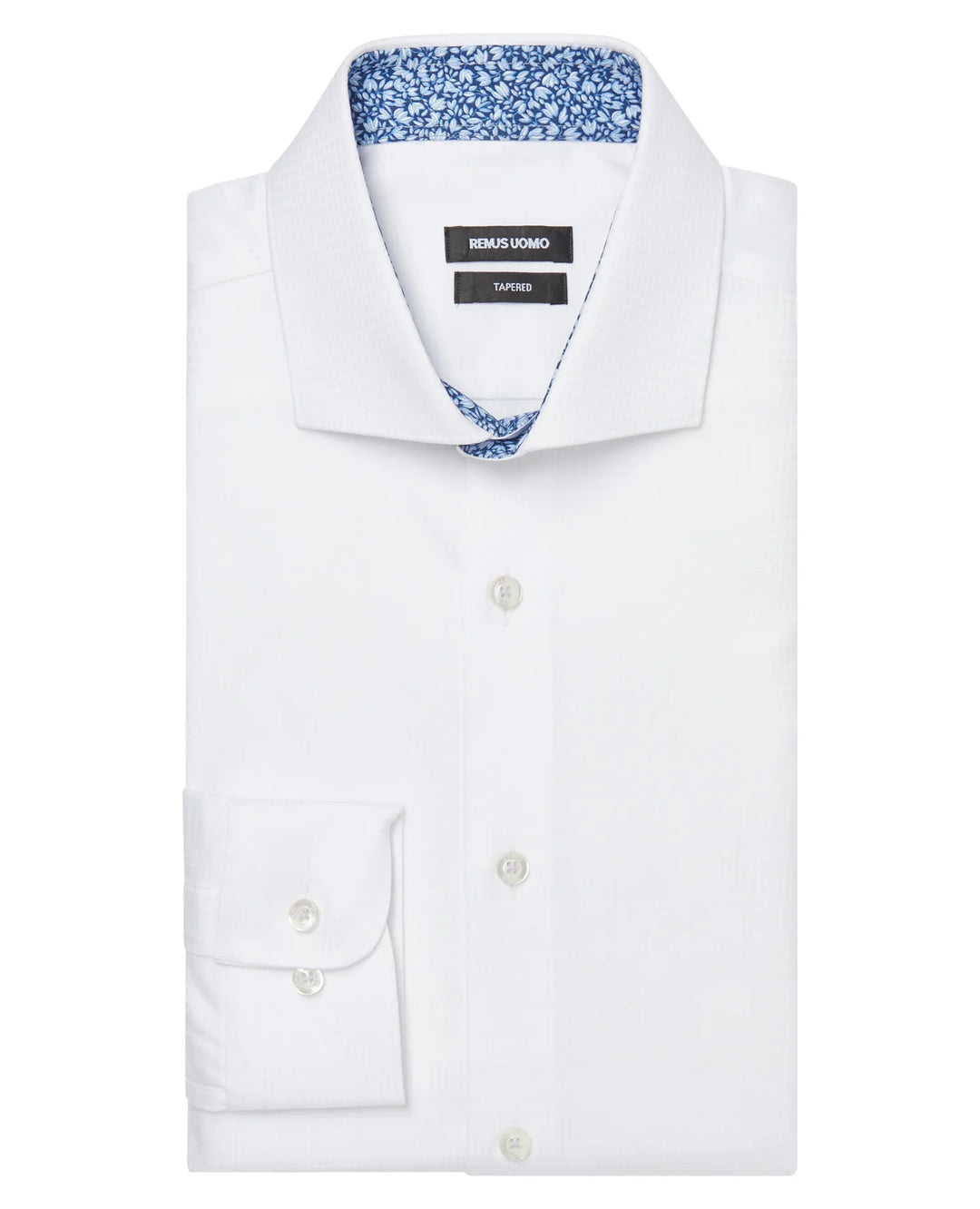 Remus Uomo Seville Long Sleeve Formal Shirt White