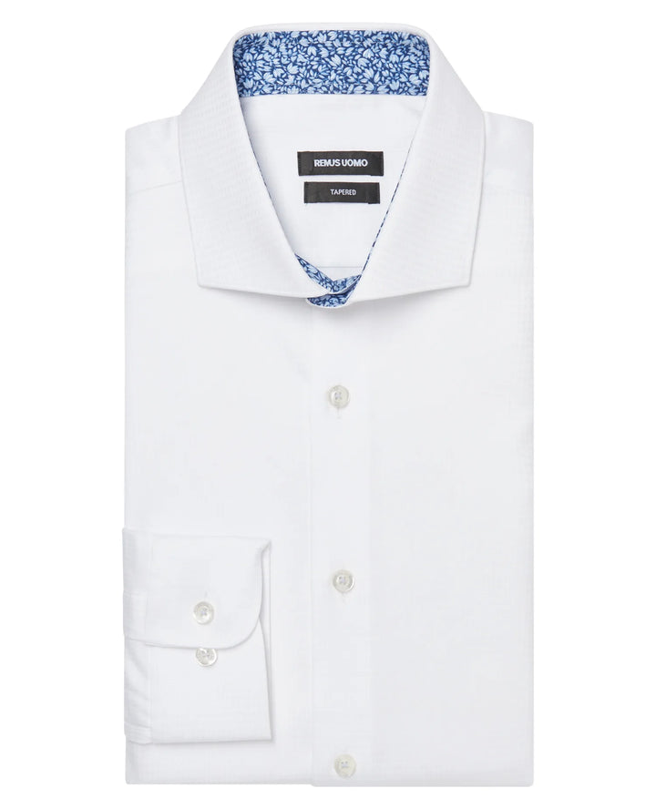 Remus Uomo Seville Long Sleeve Formal Shirt White