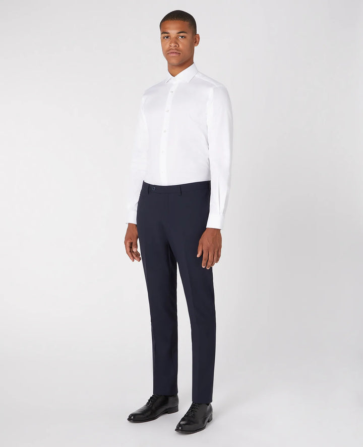 Remus Uomo Seville Long Sleeve Formal Shirt White