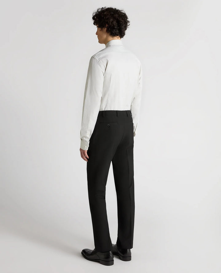 Remus Uomo Long Sleeve Slim Formal Shirt Light Green