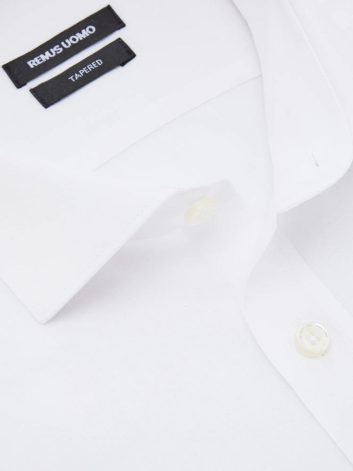 Remus Uomo Seville Long Sleeve Formal Shirt White