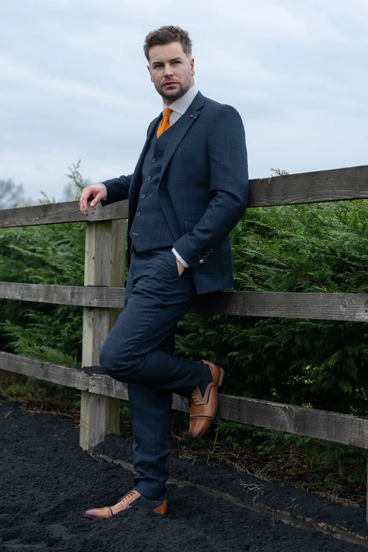 House Of Cavani Torino Navy Suit image 6