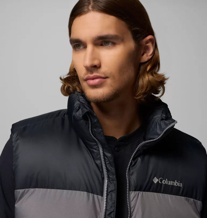 Columbia Men's Puffect™ III Puffer Vest Grey Black