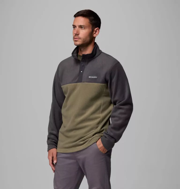 Columbia Steens Mountain II Half Snap Fleece Stone Green,Shark