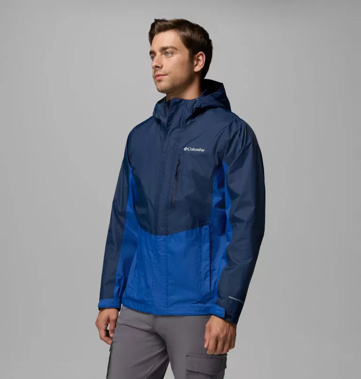 Columbia Men's Pouring Adventure Jacket Collegiate Navy, Mountain Blue