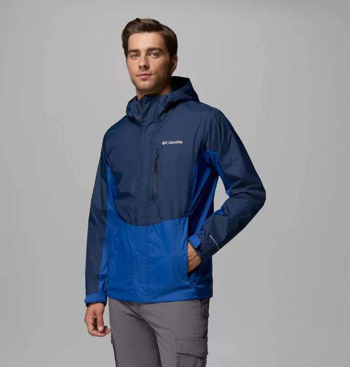 Columbia Men's Pouring Adventure Jacket Collegiate Navy, Mountain Blue