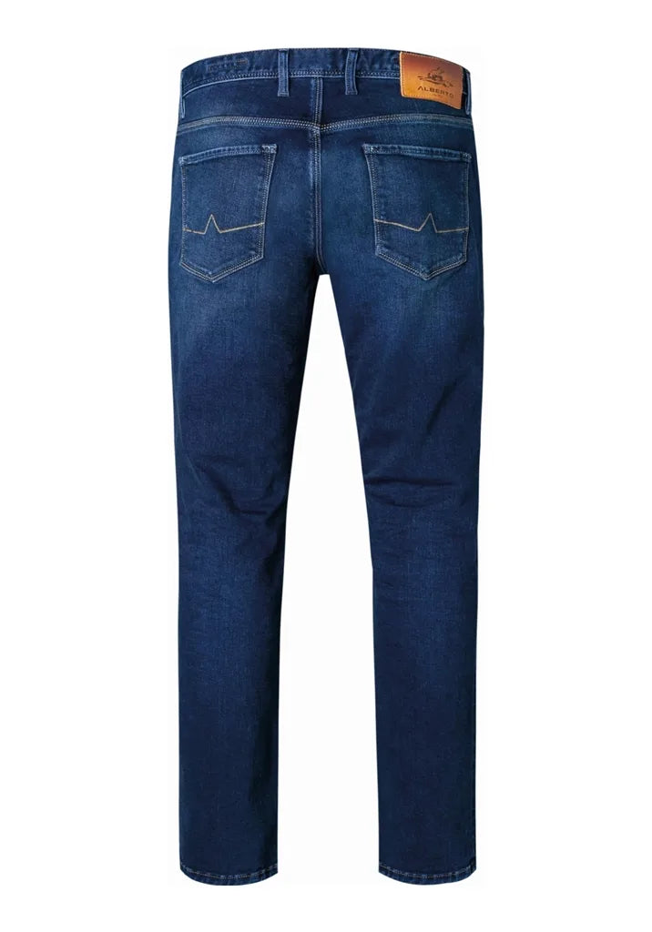 Alberto Dynamic Pipe Regular Fit Jean Blue