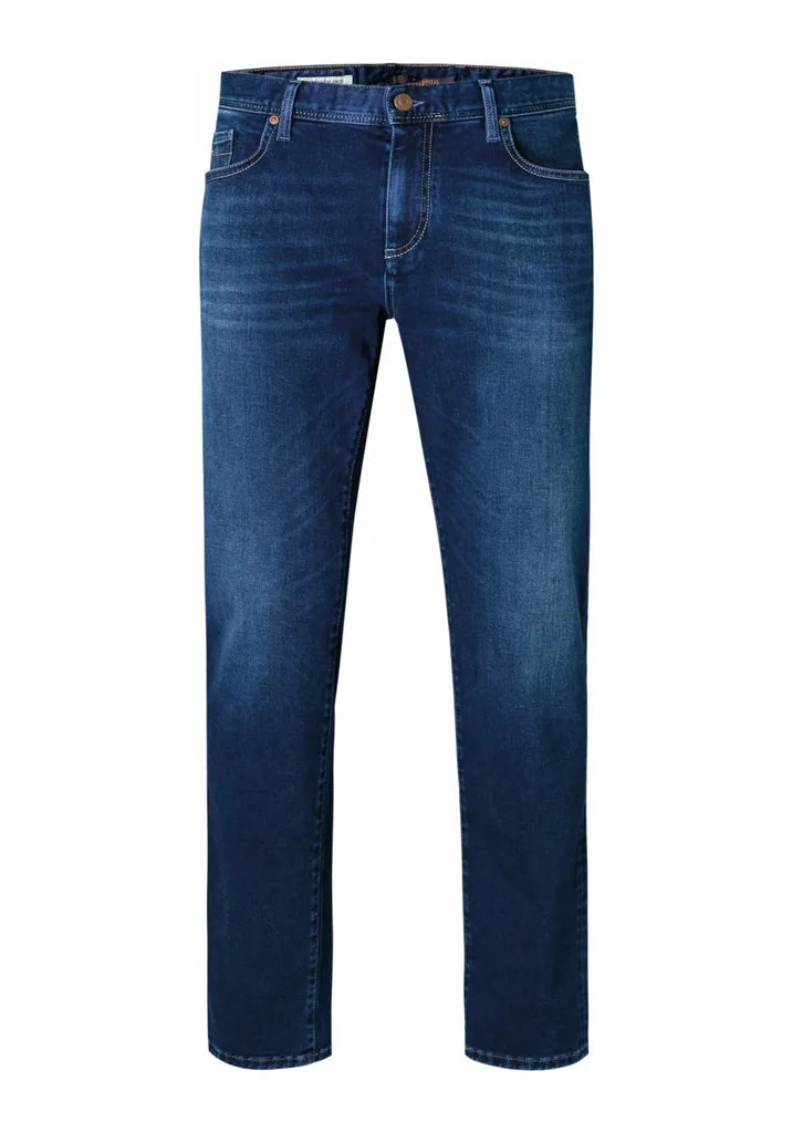 Alberto Dynamic Pipe Regular Fit Jean Blue