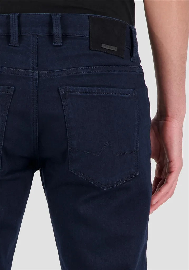 Alberto Pipe Regular Fit Super Stretch Jean Navy