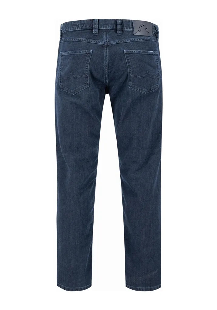 Alberto Pipe Regular Fit Stretch Jean Navy