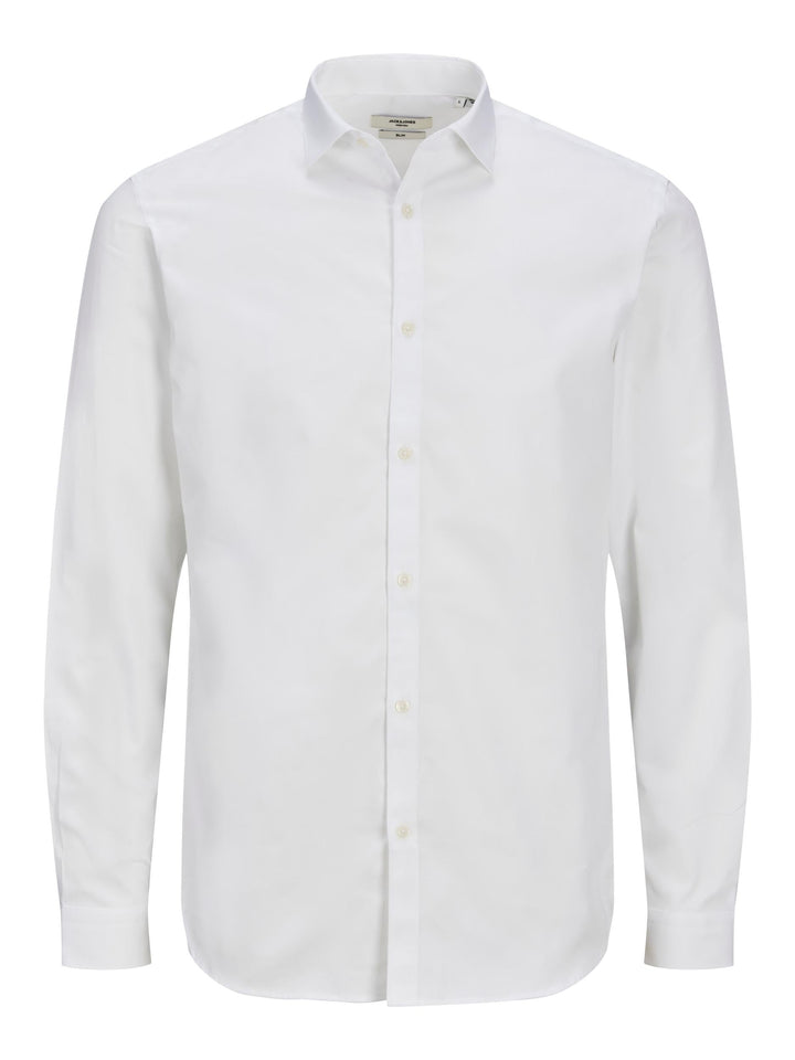 Jack & Jones Slim Long Sleeve Shirt White image 1