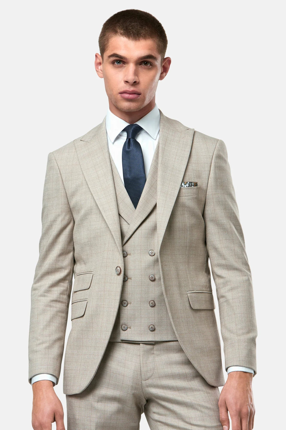 Benetti Merc Stone 3 Piece Suit image 1