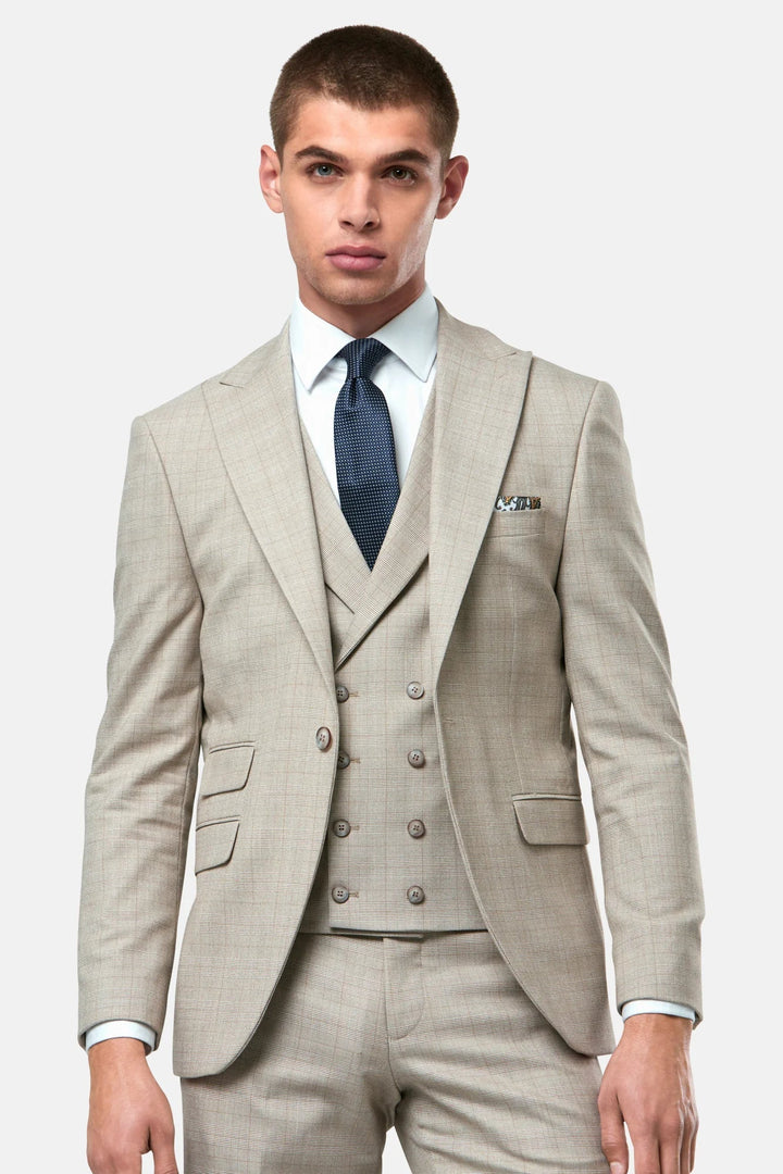 Benetti Merc Stone 3 Piece Suit image 1