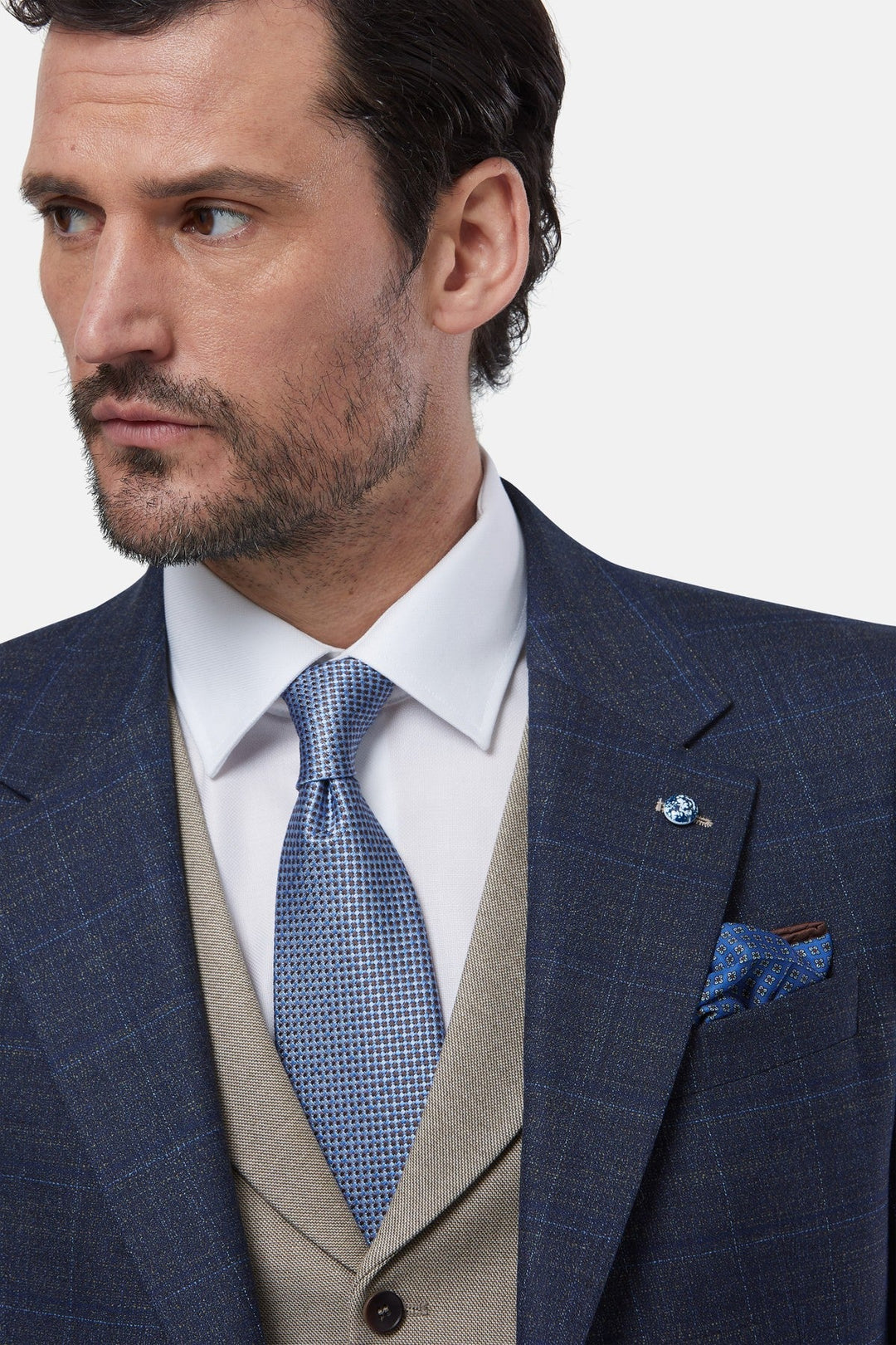 Benetti Oslo 3 Piece Suit Coffee image 3